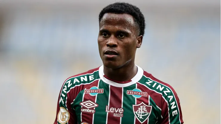 RJ - RIO DE JANEIRO - 29/07/2023 - BRASILEIRO A 2023, FLUMINENSE X SANTOS - Jhon Arias jogador do Fluminense durante partida contra o Santos no estadio Maracana pelo campeonato Brasileiro A 2023. Foto: Thiago Ribeiro/AGIF
