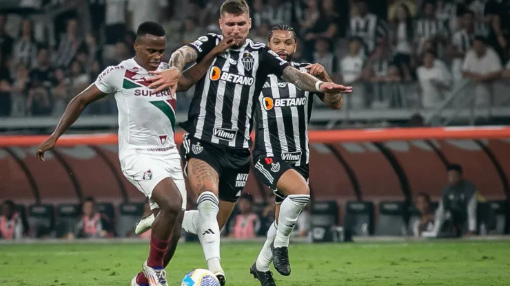 Fluminense x Atlético-MG pela Copa Libertadores terá transmissão ao vivo do Bolavip Brasil às 17h30 desta quarta-feira (18). Foto: Fernando Moreno/AGIF 
