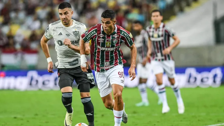 Fluminense vence o Atlético-MG no jogo de ida pelas quartas de finais da Copa Liberadores. Foto: Celso Pupo/Fotoarena 
