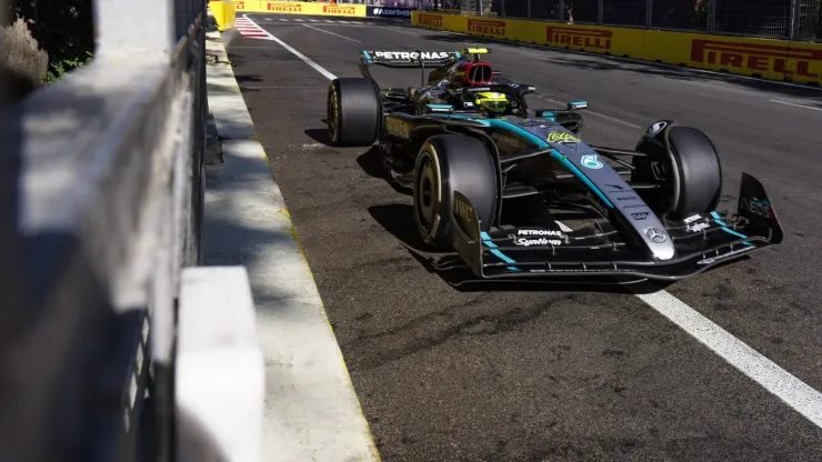 Lewis Hamilton no GP de Baku, no Azerbaijão
