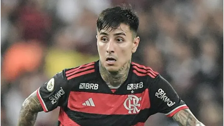 RJ - RIO DE JANEIRO - 15/09/2024 - BRASILEIRO A 2024, FLAMENGO X VASCO - Pulgar jogador do Flamengo durante partida contra o Vasco no estadio Maracana pelo campeonato Brasileiro A 2024. Foto: Thiago Ribeiro/AGIF
