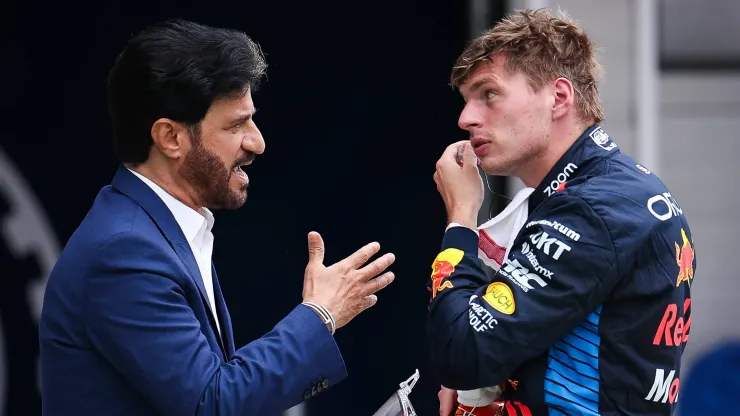 Ben Sulayem e Verstappen no GP da Hungria
