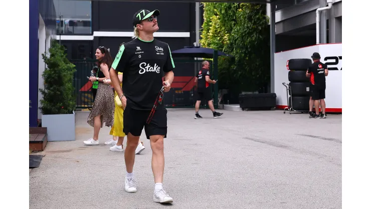 Bottas no Circuito de Marina Bay, Singapura
