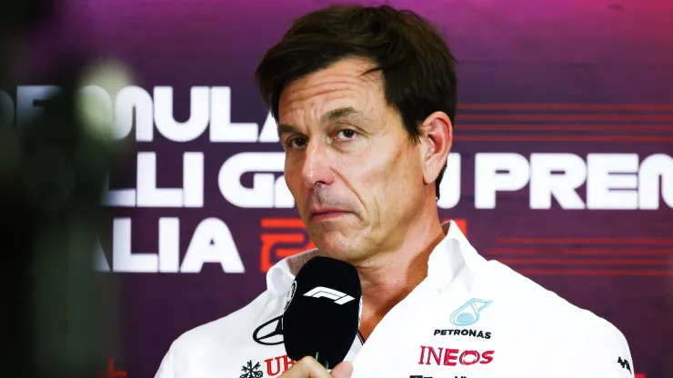 Wolff em coletiva no GP de Monza, Itália
