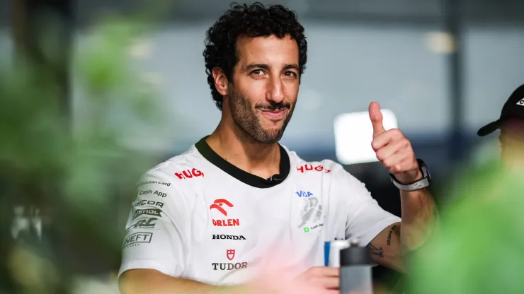 Daniel Ricciardo no Marina Bay, Singapura
