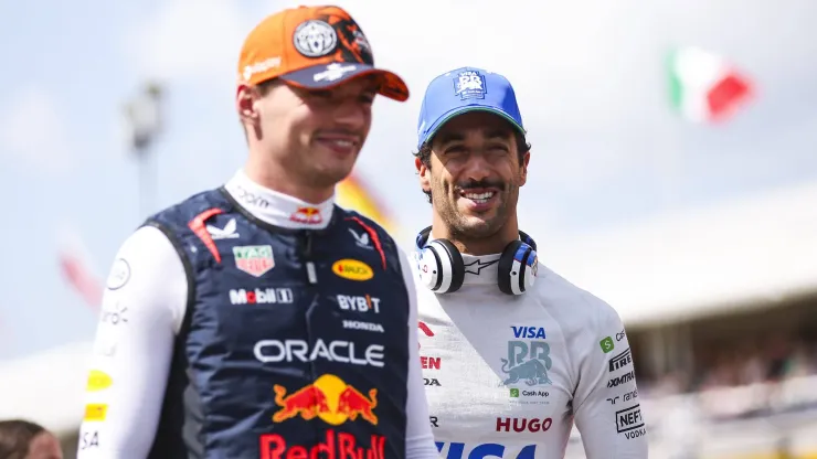 Ricciardo e Verstappen no GP da Hungria
