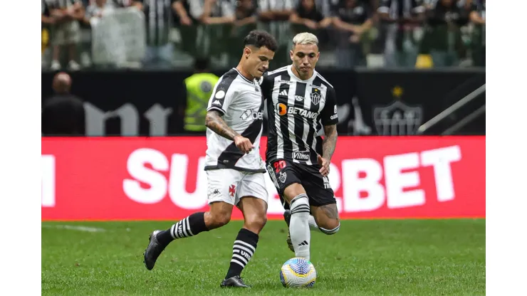 Philippe Coutinho jogador do Vasco durante partida contra o Atletico-MG. Foto: Gilson Lobo/AGIF
