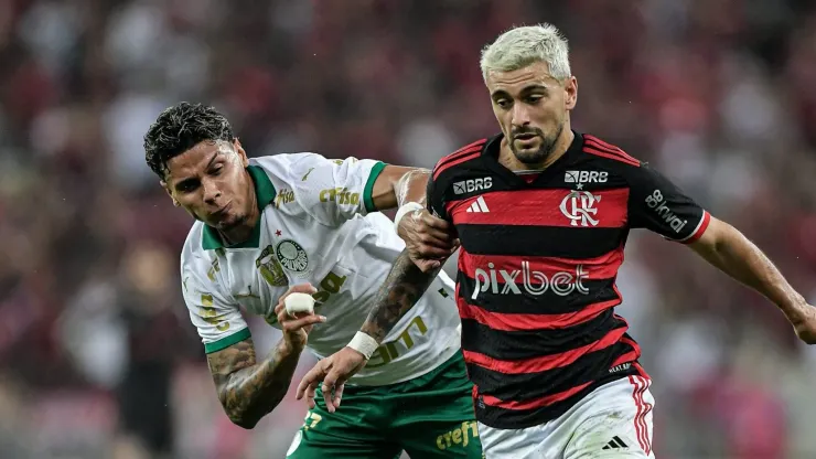 Flamengo e Palmeiras foram eliminados na Libertadores 2024. Foto: Thiago Ribeiro/AGIF
