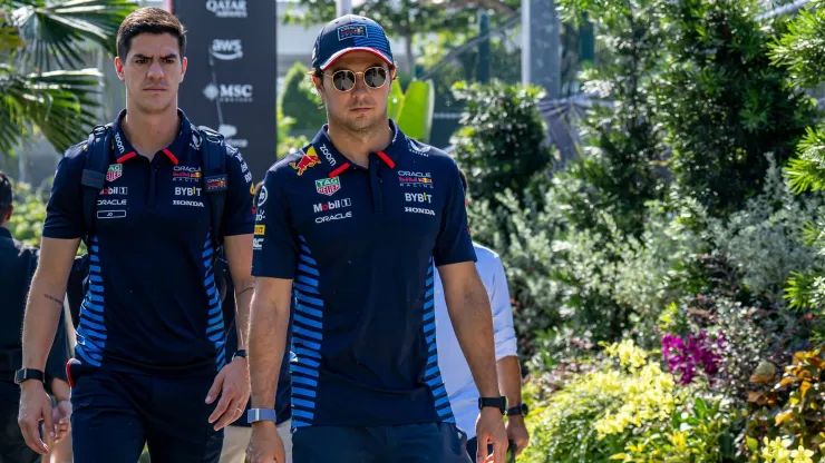 Sergio Pérez em Marina Bay, Singapura
