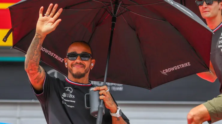 Hamilton durante o GP da Áustria
