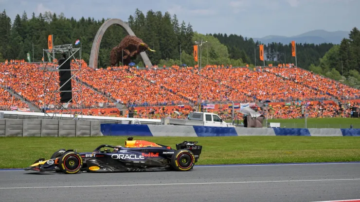 Verstappen e sua torcida no GP da Áustria
