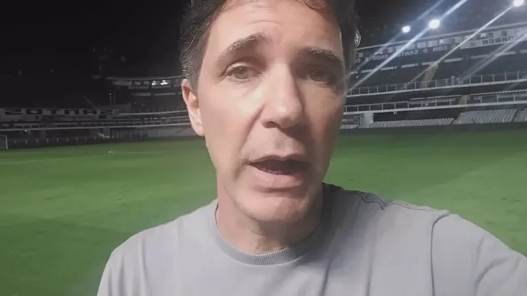 Caixinha pode ganhar força no Santos, diz Vagner Frederico - Foto: Reprodução/Vagner Frederico/YouTube.
