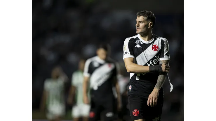 Vegetti jogador do Vasco durante partida contra o Juventude. Foto: Jorge Rodrigues/AGIF
