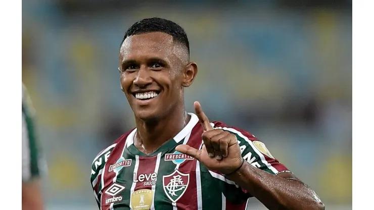 Marquinhos em ação pelo Flu. O Tricolor mão quer abrir mão do atacante
