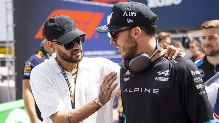 Neymar e Gasly no GP de Monaco (2024)
