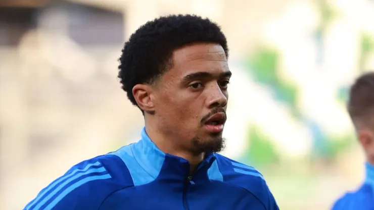 Northern Ireland v Luxembourg - UEFA Nations League - Windsor Park. Jamal Lewis warms up.