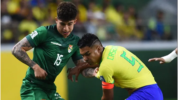 Gabriel Villamíl é titular na Seleção Boliviana - Foto: Xinhua/IMAGO.
