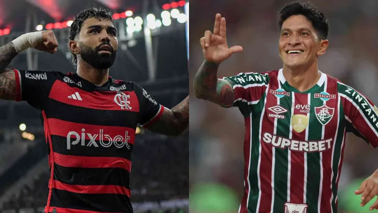 Cano x Gabigol: quem vai voltar a marcar no Fla-Flu desta quinta? (Fotos: Alamy Stock Photo)
