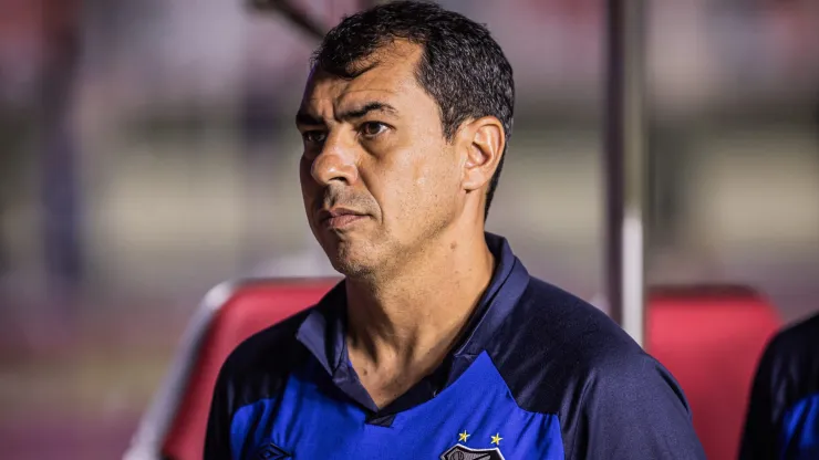 Fabio Carille, tecnico do Santos durante partida contra o Sao Paulo no estadio Morumbi pelo campeonato Paulista 2024
