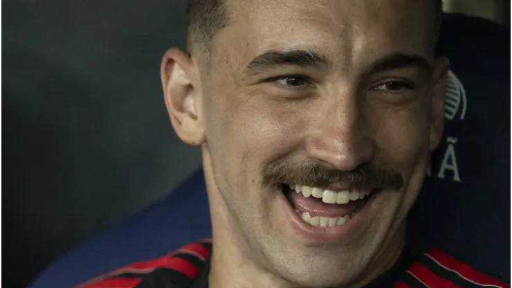 Léo Ortiz durante partida do Flamengo contra o Fluminense, no Campeonato Carioca. 
