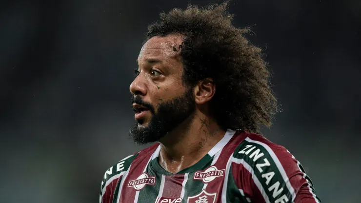 Marcelo jogador do Fluminense durante partida contra o Cruzeiro no Estádio Maracanã pelo Campeonato Brasileiro A 2024. Foto: Thiago Ribeiro/AGIF
