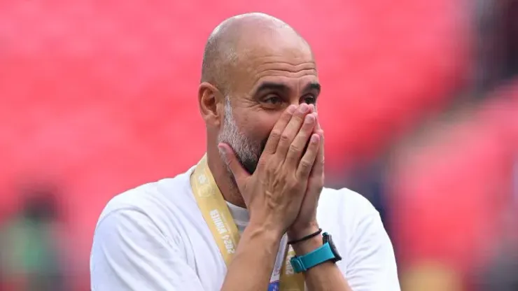 Guardiola no comando do Manchester City. Foto: Stu Forster/Getty Images
