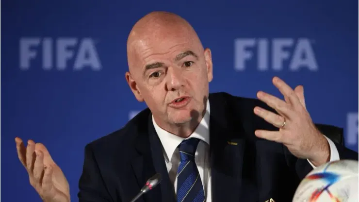 Presidente da Fifa, Gianni Infantino. Foto: Robert Cianflone/Getty Images
