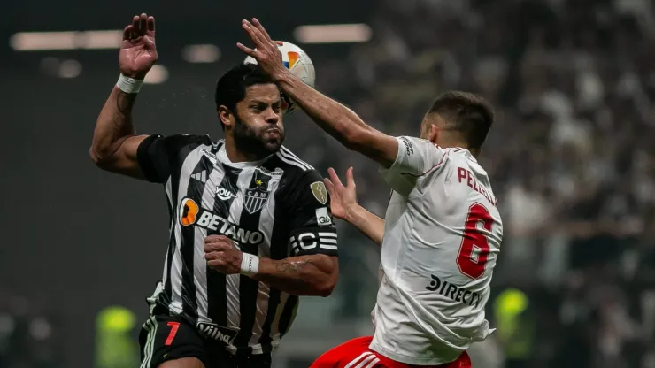 Hulk jogador do Atlético durante partida contra o River Plate na Arena MRV pela Copa Libertadores 2024. Foto: Fernando Moreno/AGIF
