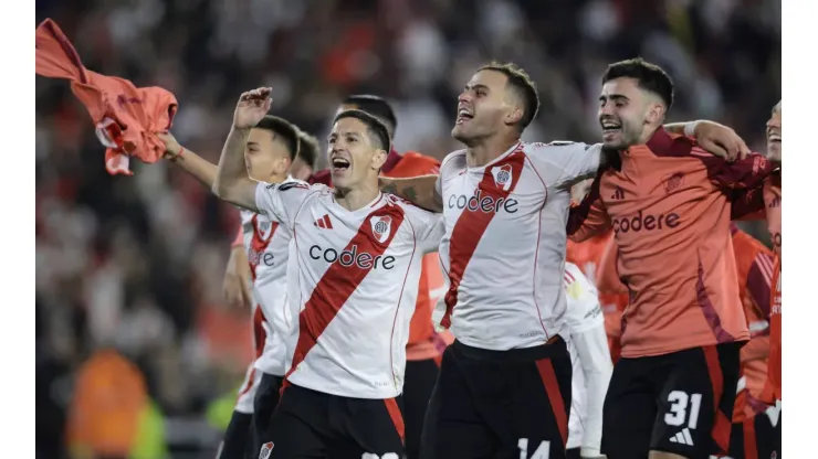 Jogadores do River Plate comemorando classificação para as semifinais da Copa Libertadores. Foto: Fotobaires