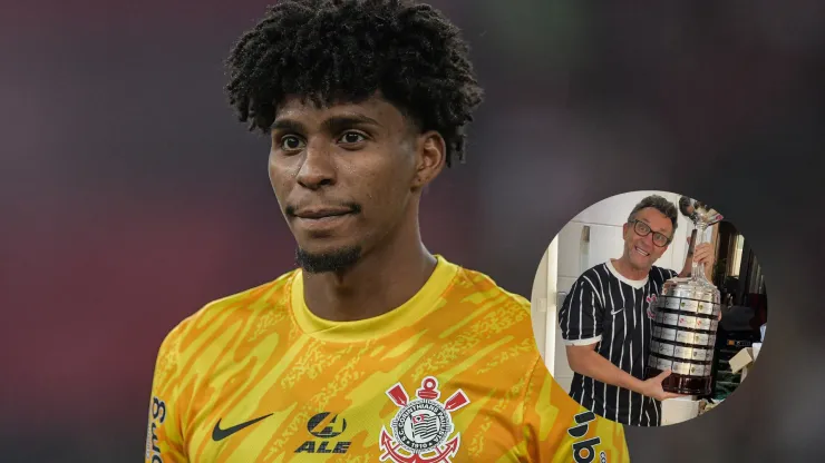 Corinthians e Flamengo são comunicados sobre bomba de Craque Neto na compra de Hugo Souza - Foto: AGIF e Reprodução