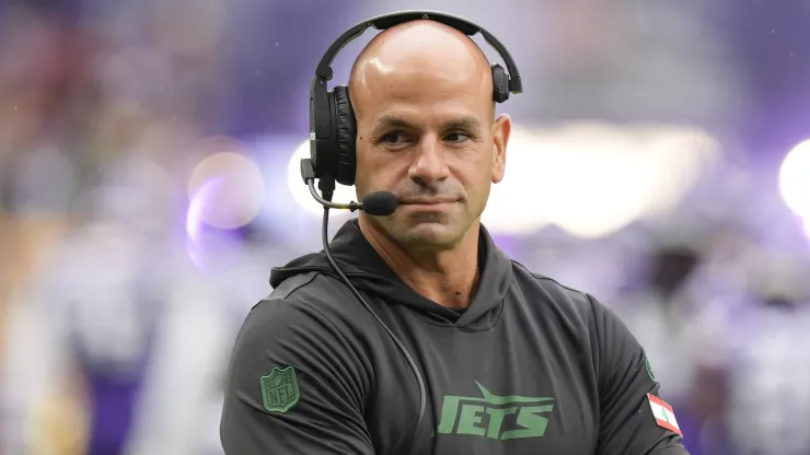 New York Jets head coach Robert Saleh
