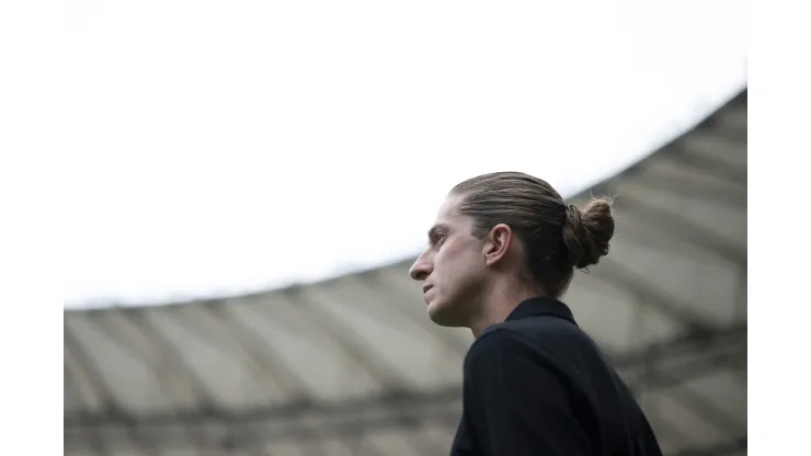 RJ - RIO DE JANEIRO - 26/10/2024 - BRASILEIRO A 2024, FLAMENGO X JUVENTUDE - Filipe Luis tecnico do Flamengo durante partida contra o Juventude no estadio Maracana pelo campeonato Brasileiro A 2024. Foto: Jorge Rodrigues/AGIF
