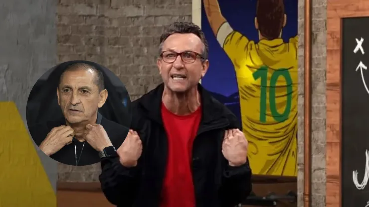 Craque Neto perdeu a linha com Ramón Díaz e foi além do pedido de demissão no Corinthians - Foto: Band e AGIF