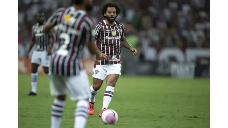 RJ - RIO DE JANEIRO - 22/10/2024 - BRASILEIRO A 2024, FLUMINENSE X ATHLETICO-PR - Marcelo jogador do Fluminense durante partida contra o Athletico-PR no estadio Maracana pelo campeonato Brasileiro A 2024. Foto: Jorge Rodrigues/AGIF
