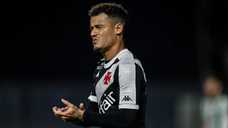 Philippe Coutinho jogador do Vasco durante partida pelo Campeonato Brasileiro A 2024. Foto: Thiago Ribeiro/AGIF
