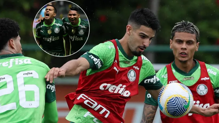 Flaco e Richard Ríos deixam a equipe e Rony deve ser titular do Palmeiras contra Grêmio - Fotos: César Greco/Ag. Palmeiras