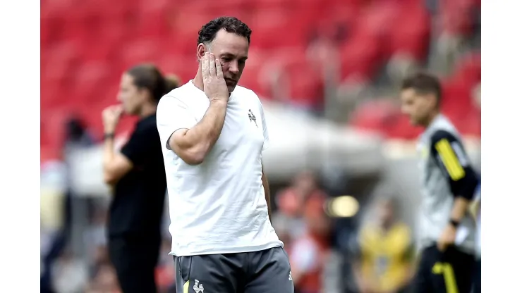 Gabriel Milito tecnico do Atletico-MG durante partida contra o Flamengo. Foto: Alexandre Loureiro/AGIF