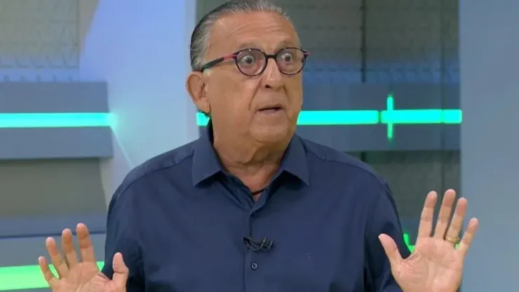 Galvão Bueno no programa Bem, Amigos. Foto: Reprodução/Sportv
