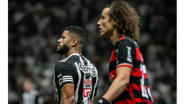 Hulk jogador do Atlético-MG durante partida contra o Flamengo na Arena MRV pelo Campeonato Brasileiro A 2024. Foto: Fernando Moreno/AGIF