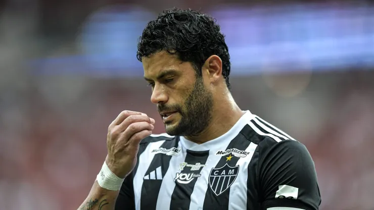 Hulk jogador do Atlético-MG durante partida contra o Flamengo no Maracanã pela Copa Do Brasil 2024. Foto: Thiago Ribeiro/AGIF
