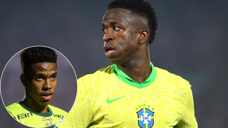 Vini Jr perdeu penalidade em empate de Brasil x Venezuela e palmeirenses pediram Estêvão para 'salvar' Seleção - Fotos: Getty Images