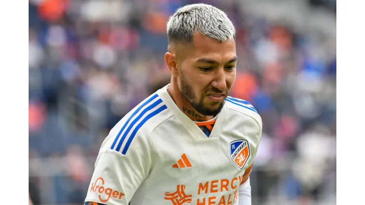 FC Cincinnati v Toronto FC - Major League Soccer Cincinnati midfielder Luciano Acosta is playing in the Major League Soccer match between FC Cincinnati and Toronto FC at TQL Stadium in Cincinnati, Ohio, on February 25, 2024. The match is ending in a 0-0 draw. Cincinnati, OHIO Ohio United States PUBLICATIONxNOTxINxFRA Copyright: xJasonxWhitmanx originalFilename:whitman-majorlea240225_npjDW.jpg
