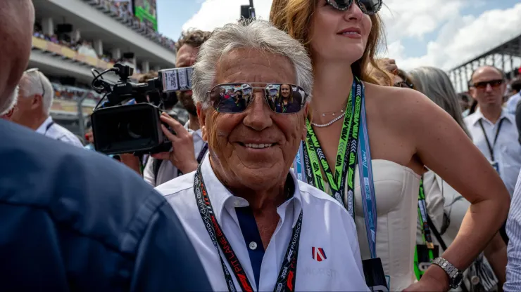 Mario Andretti no GP de Miami
