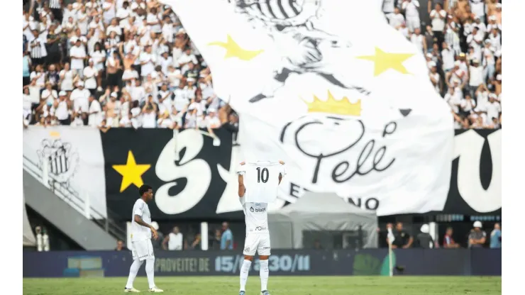Santos x CRB pelo Campeonato Brasileiro B 2024. Foto: Reinaldo Campos/AGIF