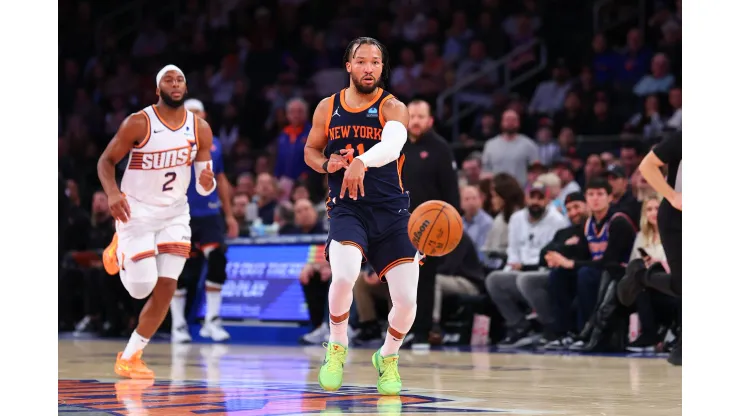 Knicks de Jalen Brunson recebem os Suns para um jogaço na noite de quinta-feira na NBA (Photo by Rich Graessle/Getty Images) 