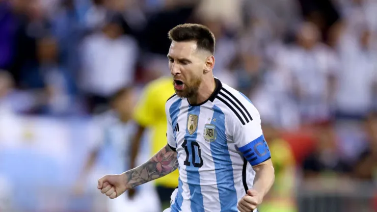 Messi é esperança de gols da Argentina (Foto: Elsa/Getty Images)
