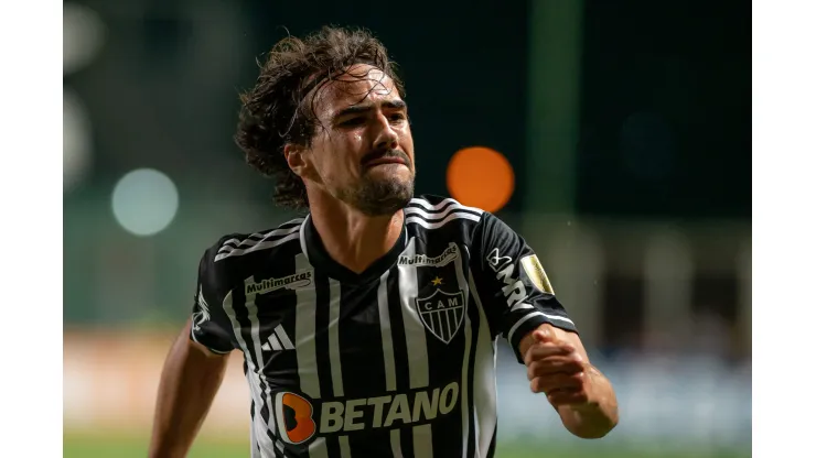 Igor Gomes admite que o Galo se sente pressionado nesta reta final de 2024. Foto: Alessandra Torres/AGIF
