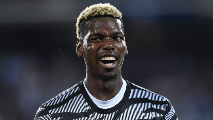 Pogba antes de partida entre Empoli e Juventus, pelo Campeonato Italiano, em 2023. Foto: Giuseppe Maffia
