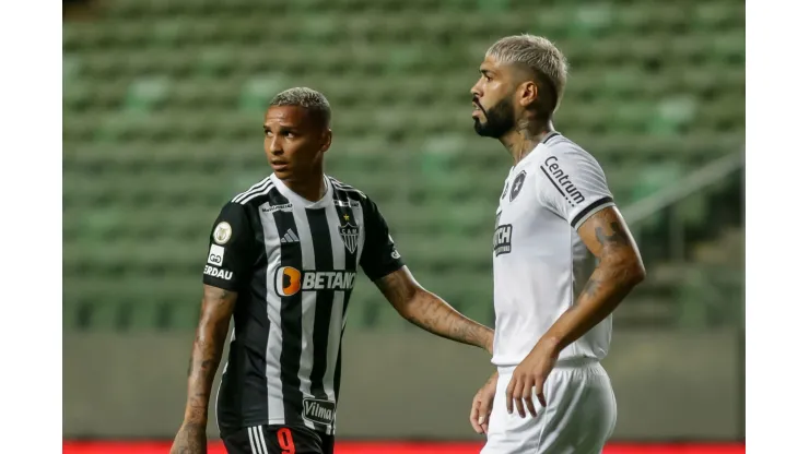 Deyverson jogador do Atlético-MG durante partida contra o Botafogo no Estádio Independência pelo Campeonato Brasileiro A 2024. Foto: Fernando Moreno/AGIF
