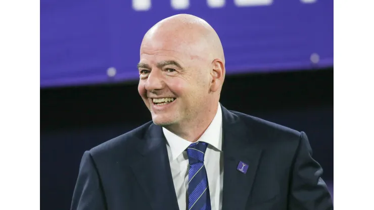 Korea DPR v Japan: Final - FIFA U-20 Women s World Cup Colombia 2024 Gianni Infantino attends the 2024 FIFA U-20 Women s World Cup final match between the United States and the Netherlands at the Nemesio Camacho El Campin stadium in Bogota, Colombia, on September 21, 2024. Bogota Colombia PUBLICATIONxNOTxINxFRA Copyright: xDanielxGarzonxHerazox originalFilename:garzonherazo-koreadpr240922_npljx.jpg
